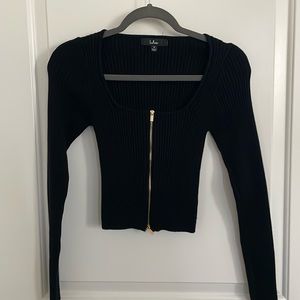 Lulu’s Zip Up Sweater Top